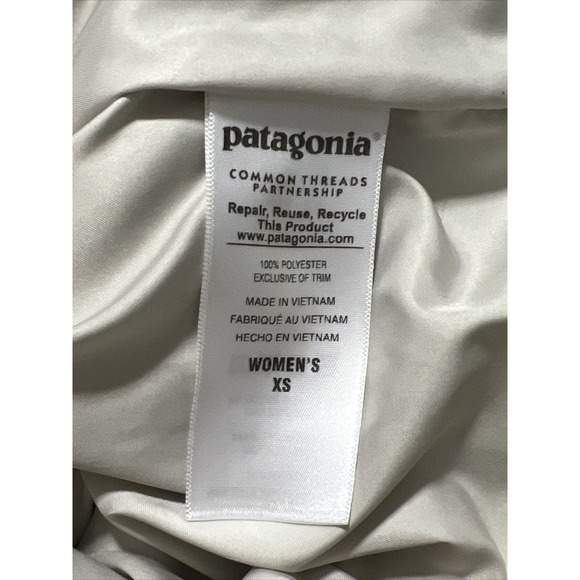 Patagonia Women's Vest Jacket Los Gatos OATMEAL/TAN Full Zip Fleece Size XS - Picture 6 of 6